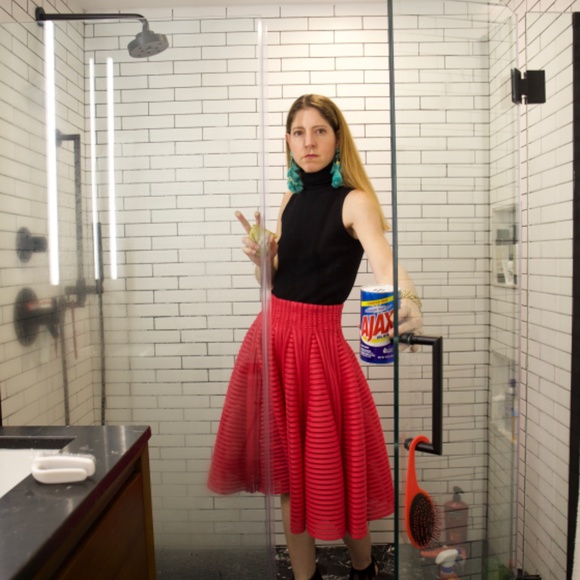 Maje pink skirt - Picture 3 of 4